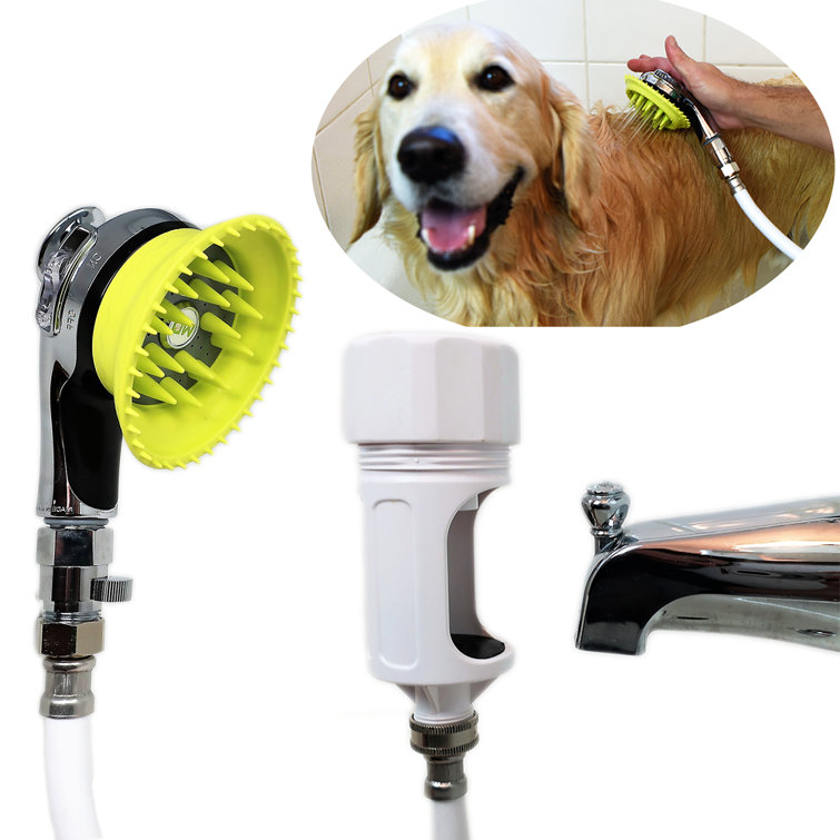 Dog shower hot sale hose attachment